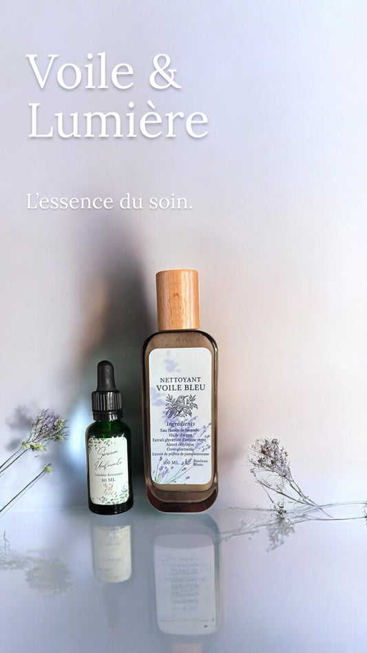 Duo Teint Clair – Voile Bleu & Lumière Botanique