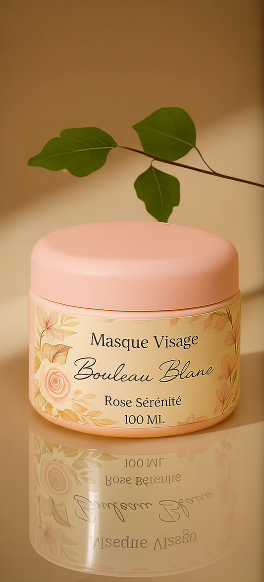 Masque Visage Rose Sérénité